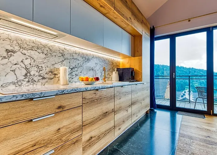 Penthaus Dwupoziomowy Z Klimatyzacja I 2 Lazienkami - 5d Apartman *